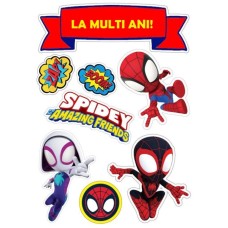 811SZ Spidey si prietenii sai fantastici imagine comestibila usor de decupat din icing 20X29cm